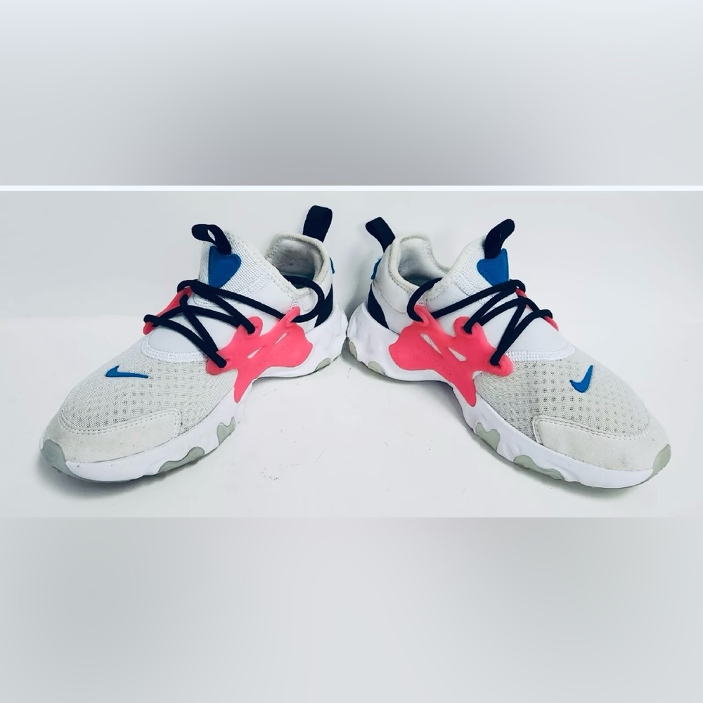 Nike RT Presto White/Hyper Pink-Photo Blue BQ4003-101 Shoes-Youth 3Y-Womens 4.5